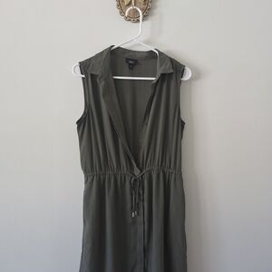 Massimo Khaki Green Top